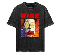 Ride Going Blank Again Logo Band Nowhere CD Ox4 Indie Smiths Slowdive B Washed Round Neck Men Women Tee Shirt Size M