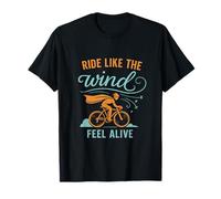 Ride Like The Wind Bike Design Humour Cyclisme T-Shirt