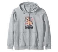 Ride Like You Mean It Cheval de Poney Pastel Mignon Sweat à Capuche
