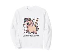 Ride Like You Mean It Cheval de Poney Pastel Mignon Sweatshirt