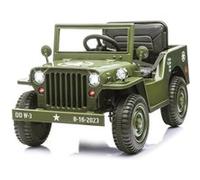 Ride-on Jeep Willys MB Army vert 12V Multicolore G