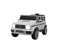 Jamara Voiture électrique enfant Mercedes-Benz AMG G 63 12 V 2 vitesses 2 moteurs USB Blanc