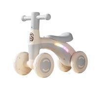Ride on Toys Vélo d'équilibre à 4 Roues avec lumières Musicales, Voiture sans pédale, Jouets for intérieur et extérieur(Grey)