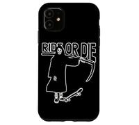 Ride Or Die Grim Reaper Skater Coque pour iPhone 11