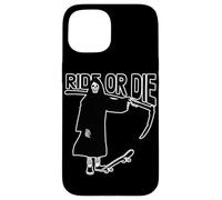 Ride Or Die Grim Reaper Skater Coque pour iPhone 15