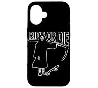 Ride Or Die Grim Reaper Skater Coque pour iPhone 16