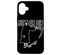 Ride Or Die Grim Reaper Skater Coque pour iPhone 16 Plus