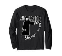 Ride Or Die Grim Reaper Skater Manche Longue