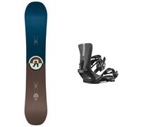 RIDE - Packs (snowboard + fix) - Snowboard freestyle - Pack Agenda 2026 en Bois - Bleu Bleu 155 cm