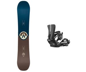 RIDE - Packs (snowboard + fix) - Snowboard freestyle - Pack Agenda 2026 en Bois - Bleu Bleu 155 cm