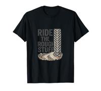 Ride The Rough Stuff Gravel Vélo Cadeau Design T-Shirt