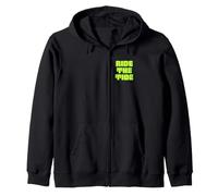 Ride The Tide Surf Club Retro Wave Tropical Beach Sweat à Capuche