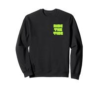 Ride The Tide Surf Club Retro Wave Tropical Beach Sweatshirt