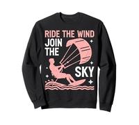 Ride The Wind Rejoignez Le Sky Kite Surf Sweatshirt