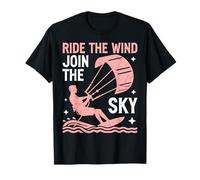 Ride The Wind Rejoignez Le Sky Kite Surf T-Shirt