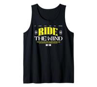Ride The Wind - Streetwear à la Typographie Urbaine Débardeur