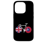 Ride UK - Passionné de Cyclisme Britannique - Design vélo de Route et de Ville Coque pour iPhone 14 Pro