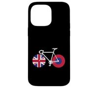Ride UK - Passionné de Cyclisme Britannique - Design vélo de Route et de Ville Coque pour iPhone 14 Pro Max