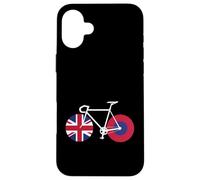 Ride UK - Passionné de Cyclisme Britannique - Design vélo de Route et de Ville Coque pour iPhone 16 Plus