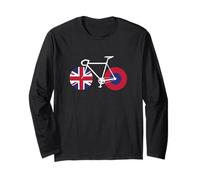 Ride UK - Passionné de Cyclisme Britannique - Design vélo de Route et de Ville Manche Longue
