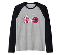 Ride UK - Passionné de Cyclisme Britannique - Design vélo de Route et de Ville Manche Raglan