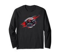 Ride with Passion Cool Biker for Motorcycle Athusiasts Tee Manche Longue