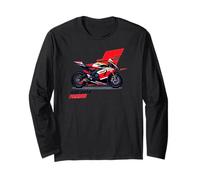Ride with Passion Embrace Biker Freedom of The Open Road Manche Longue