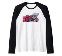 Ride with Passion T-Shirt de Motard Ultimate Biker Manche Raglan