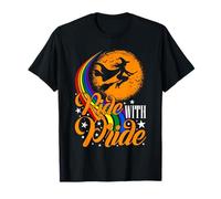 Ride with Pride LGBTQ Costume de sorcière Lesbienne Gay pour Halloween T-Shirt