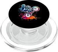 Ride Your Bike Crâne coloré pour Le Cyclisme PopSockets PopGrip pour MagSafe