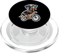 Ride Your Bike Teckel Cyclisme Aventure PopSockets PopGrip pour MagSafe
