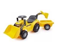 Rideable Excavatrice Ecoiffier avec remorque
