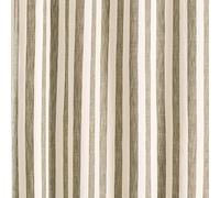 Rideau 100% Coton Larges Rayures Lourmarin Kaki 140x260 Cm