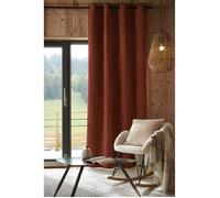 Rideau 140 x 240 cm - occultant total & thermique bjorn terracotta