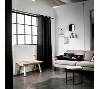 Rideau 140x240 cm Coton Gold Is Black