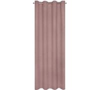 Rideau 140x250 Amaro rose poudré prêt sur vias Eurofirany