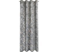 Rideau 140x250 Gloria acier feuille d'or velours prêt à poser Eurofirany