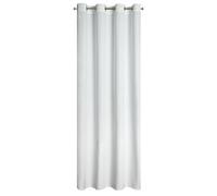 Rideau 140x250 Mélanie velours blanc prêt à boucler Eurofirany