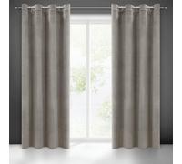 Rideau 140x250 Milo velours gris cendré prêt à poser Eurofirany