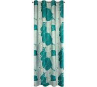 Rideau 140x250 Salvia 4 feuilles vertes préparées sur velours oeillets Collection limitée Eurofirany
