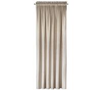 Rideau 140x270 Melanie velours beige prêt à poser Eurofirany