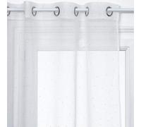 rideau 3D - blanc - 140x240 cm - Atmosphera créateur d'intérieur