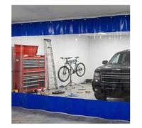 Rideau À Bâche Transparente, Rideau D'extérieur en Vinyle Imperméable avec Œillets, Transparent Panneau De Séparation Cloison pour Atelier, Pergola, sur Mesure(3x4.2m)