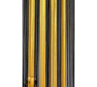 Rideau à Fil de couleur jaune 90 cm x 240 cm