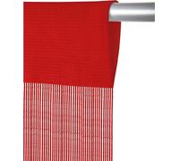 Rideau à fils Prince 140x250 cm rouge - rouge cerise