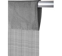 Rideau à fils Prince 300x250 cm gris - gris argenté