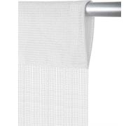 Rideau à fils Prince 90x250 cm blanc - blanc neige