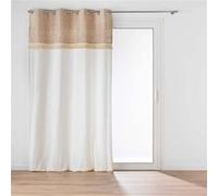 Douceur d'Intérieur, Rideau à Oeillets (140 x 240 cm) Cirrus, Coton/Polyester avec Top