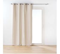 Douceur d'Intérieur – Rideau à œillets Twily Lin – 135 x 260 cm, polycoton uni
