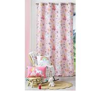 Rideau à œillets 140x260 Princesse Licorne rose
